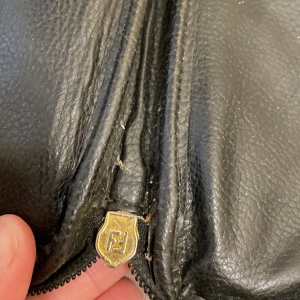 FENDI Vintyge Black Laptop Sleeve